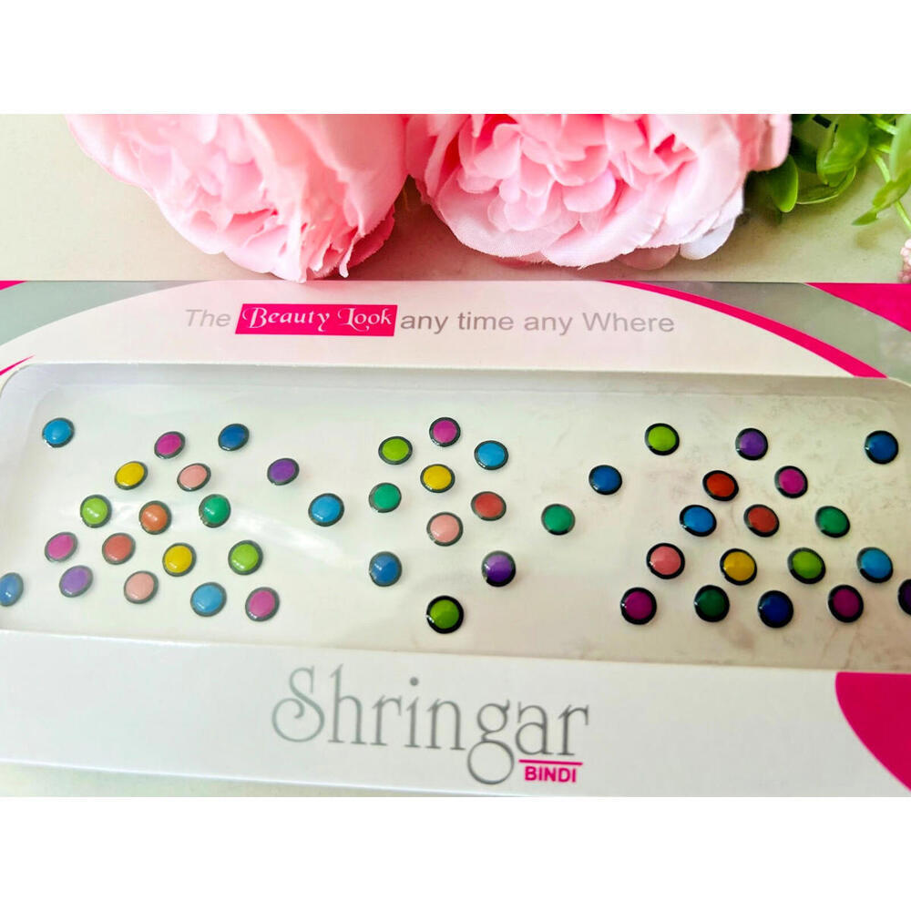 TWO Pack Bindi Stick-ons Skin Colorful Tattoo Stickers Body Art Beauty Sticker